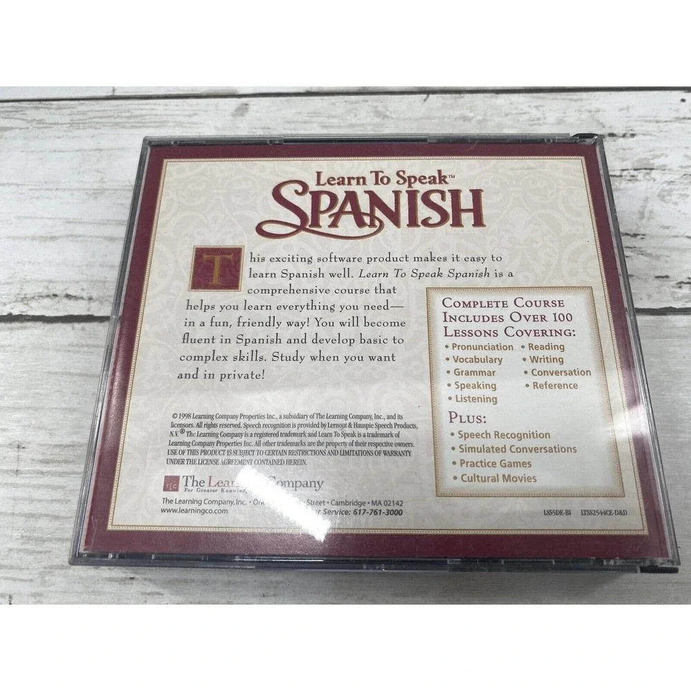 Learn to Speak Spanish 7.0 Three CD Set by The Learning Company